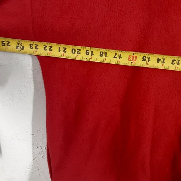 Olympic Committee Fleece Jacket Mens Large L Black Red Team USA Full Zip - Picture 8 of 9